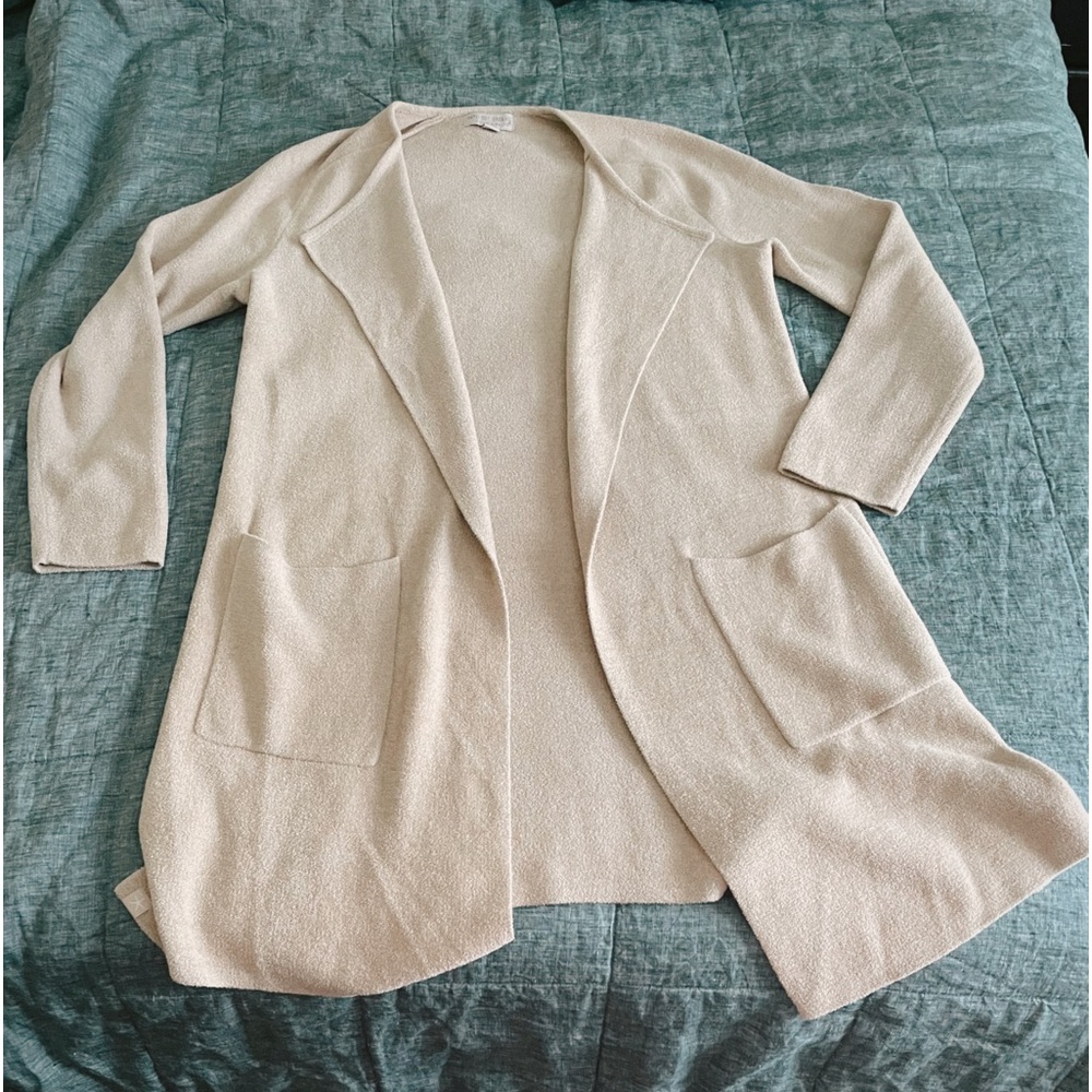Barefoot dreams Ultra lite wide collar jacket